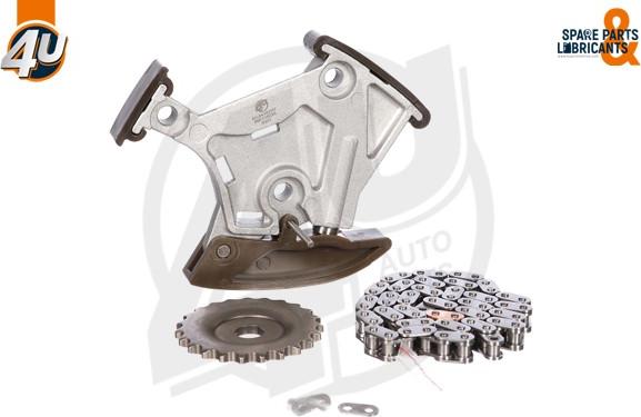 4U Autoparts 44103VV - Kette, Ölpumpenantrieb alexcarstop-ersatzteile.com