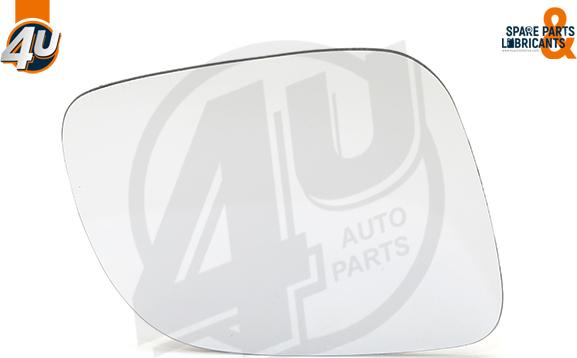 4U Autoparts 41517VV - Spiegelglas, Außenspiegel alexcarstop-ersatzteile.com