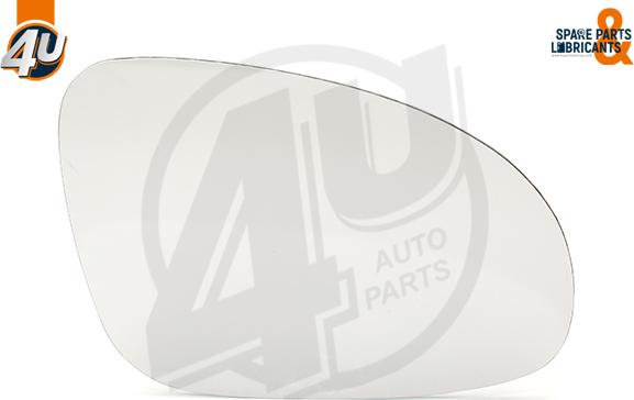 4U Autoparts 41521VV - Spiegelglas, Außenspiegel alexcarstop-ersatzteile.com