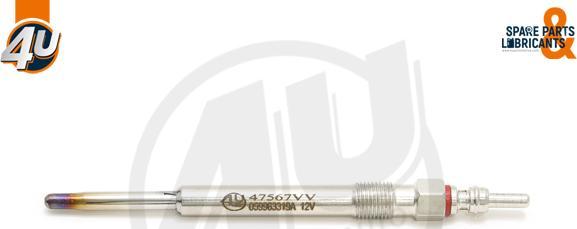 4U Autoparts 47567VV - Glühkerze alexcarstop-ersatzteile.com