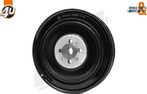 4U Autoparts 51040VV - Riemenscheibe, Kurbelwelle alexcarstop-ersatzteile.com