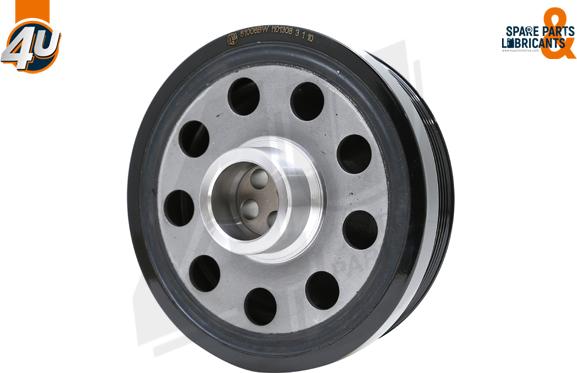 4U Autoparts 51006BW - Riemenscheibe, Kurbelwelle alexcarstop-ersatzteile.com