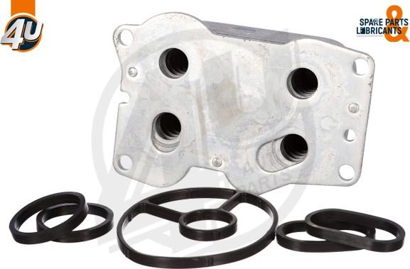 4U Autoparts 14281PU - Ölkühler, Motoröl alexcarstop-ersatzteile.com