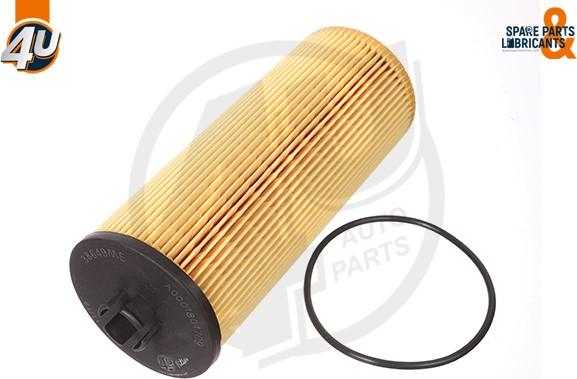 4U Autoparts 38649ME - Ölfilter alexcarstop-ersatzteile.com