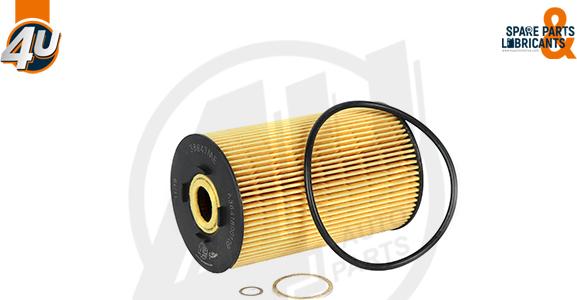 4U Autoparts 38647ME - Ölfilter alexcarstop-ersatzteile.com