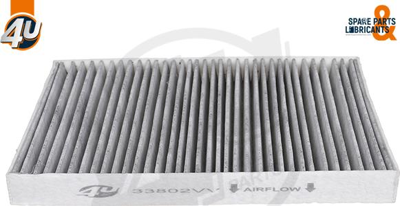 4U Autoparts 33802VV - Filter, Innenraumluft alexcarstop-ersatzteile.com