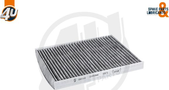 4U Autoparts 33811VV - Filter, Innenraumluft alexcarstop-ersatzteile.com