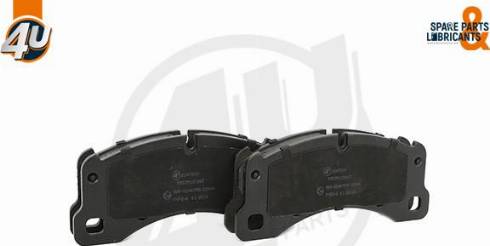 4U Autoparts 22472VV - Bremsbelagsatz, Scheibenbremse alexcarstop-ersatzteile.com