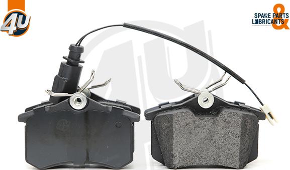 4U Autoparts 22502VV - Bremsbelagsatz, Scheibenbremse alexcarstop-ersatzteile.com