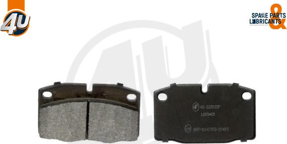 4U Autoparts 22302OP - Bremsbelagsatz, Scheibenbremse alexcarstop-ersatzteile.com