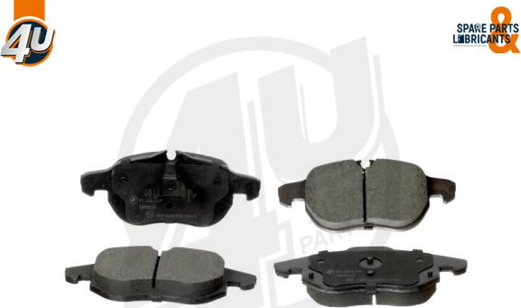 4U Autoparts 22312OP - Bremsbelagsatz, Scheibenbremse alexcarstop-ersatzteile.com