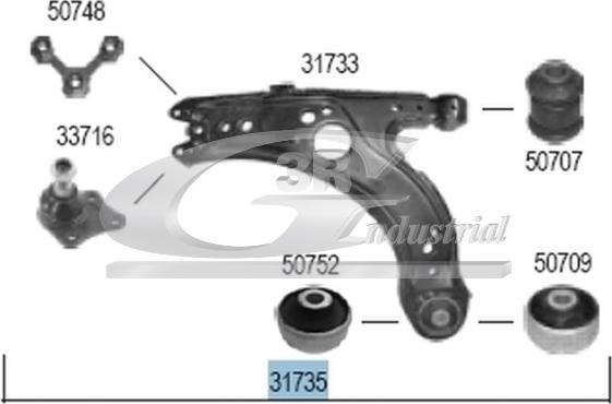 3RG 31735 - Lenker, Radaufhängung alexcarstop-ersatzteile.com