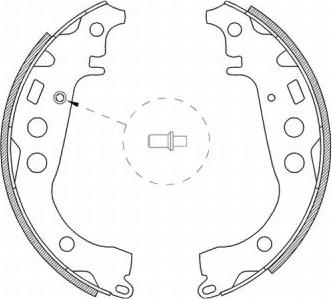 ABE C02059ABE - Bremsbackensatz alexcarstop-ersatzteile.com