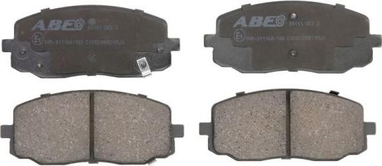 ABE C10320ABE - Bremsbelagsatz, Scheibenbremse alexcarstop-ersatzteile.com