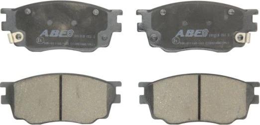 ABE C13051ABE - Bremsbelagsatz, Scheibenbremse alexcarstop-ersatzteile.com