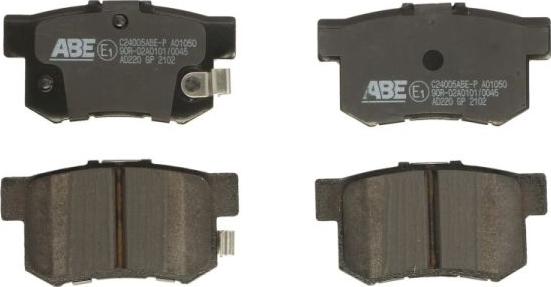 ABE C24005ABE-P - Bremsbelagsatz, Scheibenbremse alexcarstop-ersatzteile.com