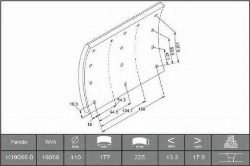 ABEX B2756929 - Bremsbelagsatz, Trommelbremse alexcarstop-ersatzteile.com