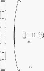 ABEX G6949FE - Bremsbelagsatz, Scheibenbremse alexcarstop-ersatzteile.com