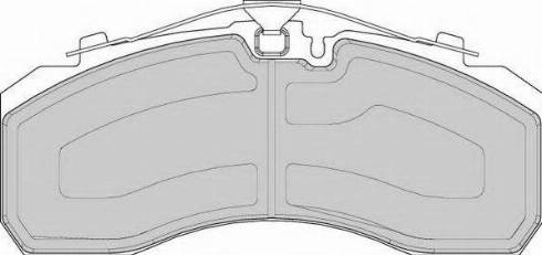 ABEX G6978PTS - Bremsbelagsatz, Scheibenbremse alexcarstop-ersatzteile.com