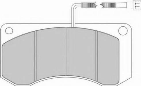 ABEX G6611 - Bremsbelagsatz, Scheibenbremse alexcarstop-ersatzteile.com