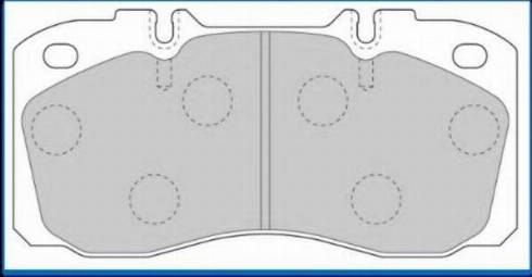 ABEX G6727 - Bremsbelagsatz, Scheibenbremse alexcarstop-ersatzteile.com