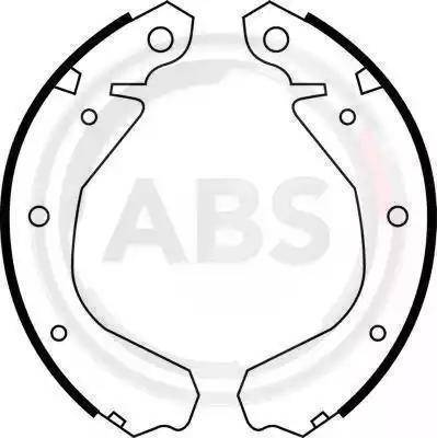 A.B.S. 40594 - Bremsbackensatz alexcarstop-ersatzteile.com