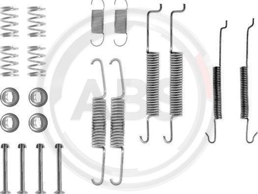 A.B.S. 0680Q - Zubehörsatz, Bremsbacken alexcarstop-ersatzteile.com