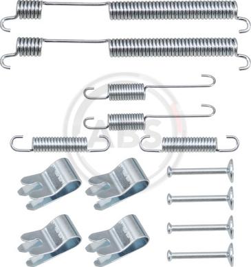 A.B.S. 0053Q - Zubehörsatz, Bremsbacken alexcarstop-ersatzteile.com