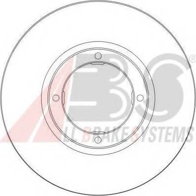 A.B.S. 17067 OE - Bremsscheibe alexcarstop-ersatzteile.com