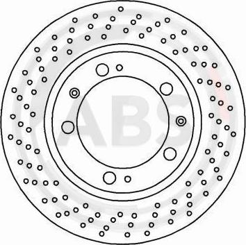 A.B.S. 16490 - Bremsscheibe alexcarstop-ersatzteile.com