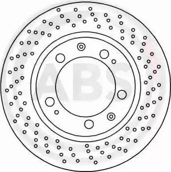 A.B.S. 16491 - Bremsscheibe alexcarstop-ersatzteile.com