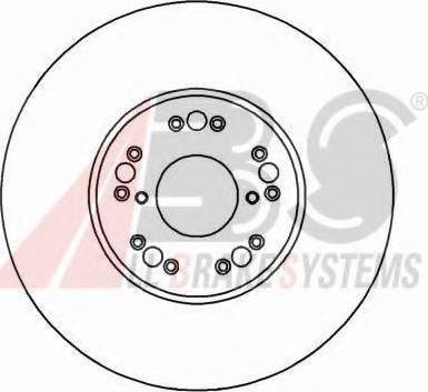 A.B.S. 16493 OE - Bremsscheibe alexcarstop-ersatzteile.com