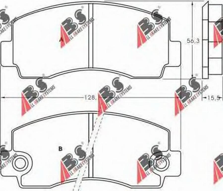 A.B.S. 36415 - Bremsbelagsatz, Scheibenbremse alexcarstop-ersatzteile.com