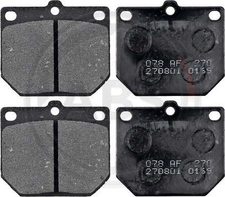 A.B.S. 36078 - Bremsbelagsatz, Scheibenbremse alexcarstop-ersatzteile.com