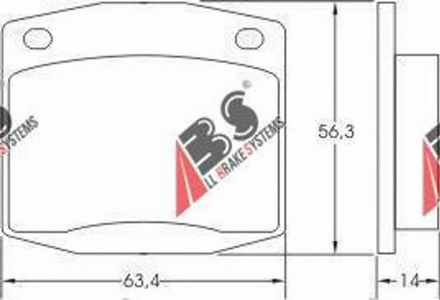 A.B.S. 36126 - Bremsbelagsatz, Scheibenbremse alexcarstop-ersatzteile.com