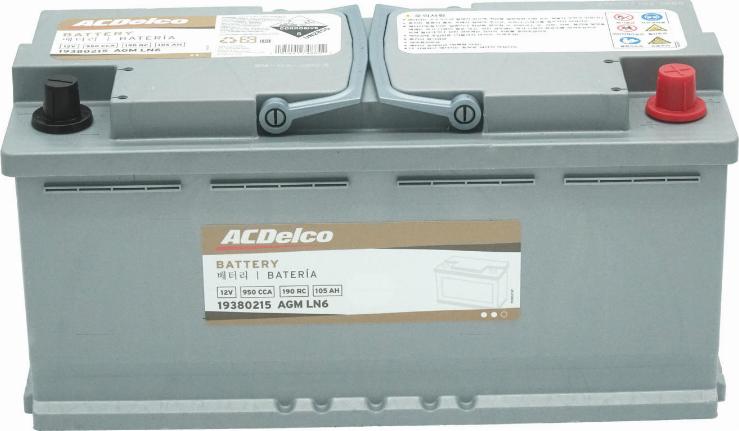 ACDelco 19380215 - Starterbatterie alexcarstop-ersatzteile.com