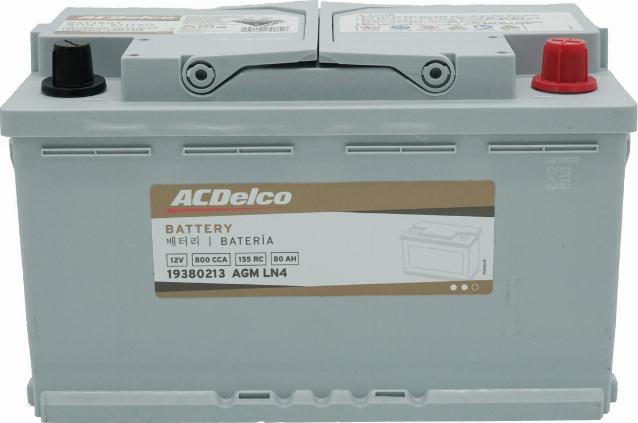 ACDelco 19380213 - Starterbatterie alexcarstop-ersatzteile.com