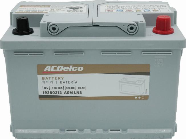 ACDelco 19380212 - Starterbatterie alexcarstop-ersatzteile.com