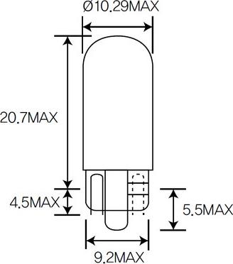 ACDelco ACT10 - Glühlampe, Blinkleuchte alexcarstop-ersatzteile.com