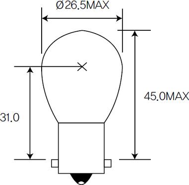 ACDelco ACBA15S - Glühlampe, Schlussleuchte alexcarstop-ersatzteile.com