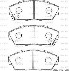 Aisin SS416-S - Bremsbelagsatz, Scheibenbremse alexcarstop-ersatzteile.com