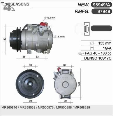 AHE 97949 - Kompressor, Klimaanlage alexcarstop-ersatzteile.com