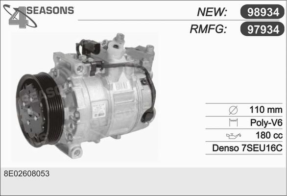 AHE 97934 - Kompressor, Klimaanlage alexcarstop-ersatzteile.com