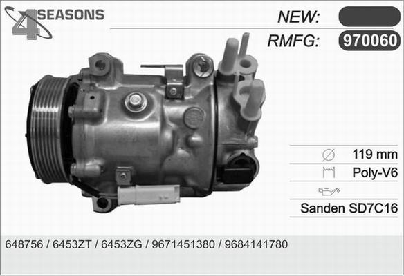 AHE 970060 - Kompressor, Klimaanlage alexcarstop-ersatzteile.com