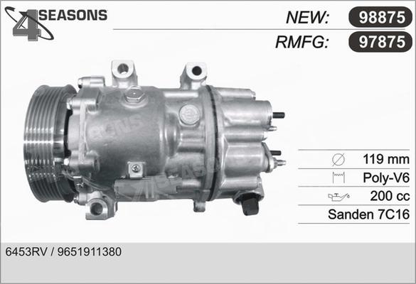 AHE 97875 - Kompressor, Klimaanlage alexcarstop-ersatzteile.com