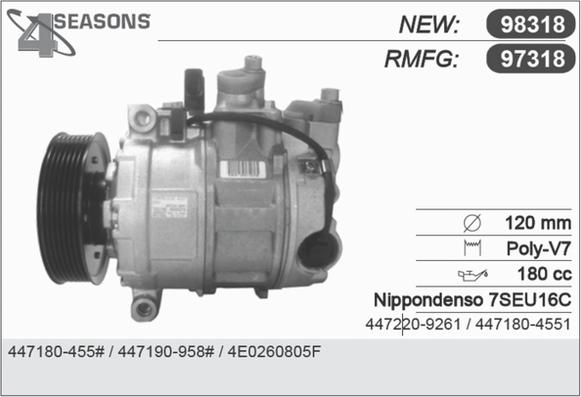 AHE 97318 - Kompressor, Klimaanlage alexcarstop-ersatzteile.com