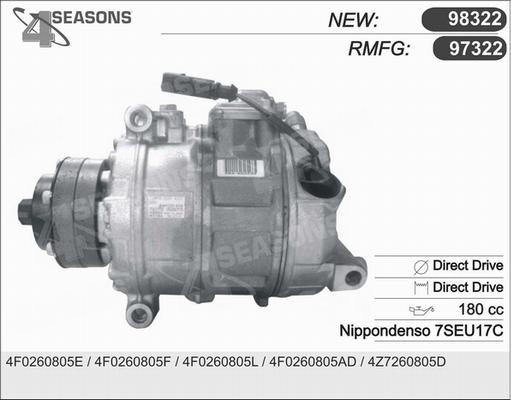 AHE 97322 - Kompressor, Klimaanlage alexcarstop-ersatzteile.com