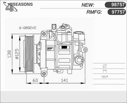 AHE 97757 - Kompressor, Klimaanlage alexcarstop-ersatzteile.com