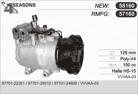 AHE 58160 - Kompressor, Klimaanlage alexcarstop-ersatzteile.com