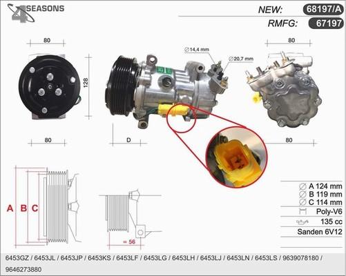 AHE 68197/A - Kompressor, Klimaanlage alexcarstop-ersatzteile.com